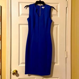 Size 4 Royal Blue Calvin Kline Dress
